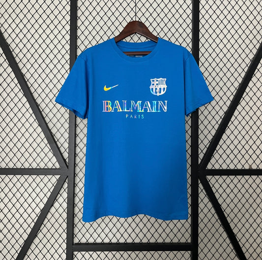 FC Barcelone 2024 2025 Concept Balmain Bleu